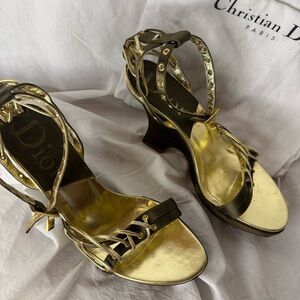 RARE Dior SS 2003 Victim Wedges